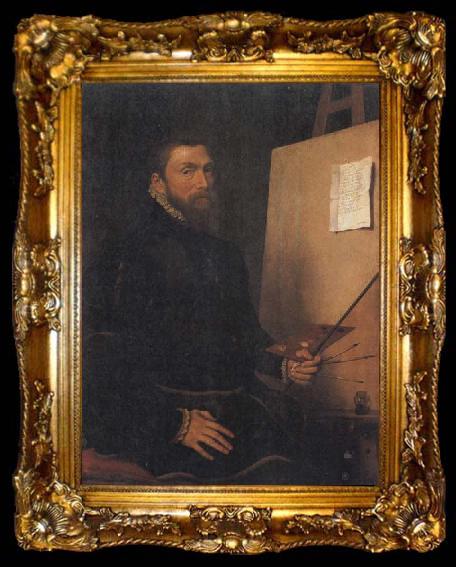 framed  Antonis Mor Self-Portrait, ta009-2